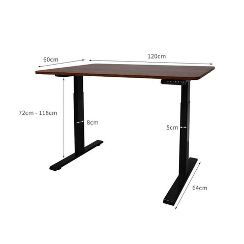 High quality Standing Desk Motorised Height Electric Computer Table-Wooden