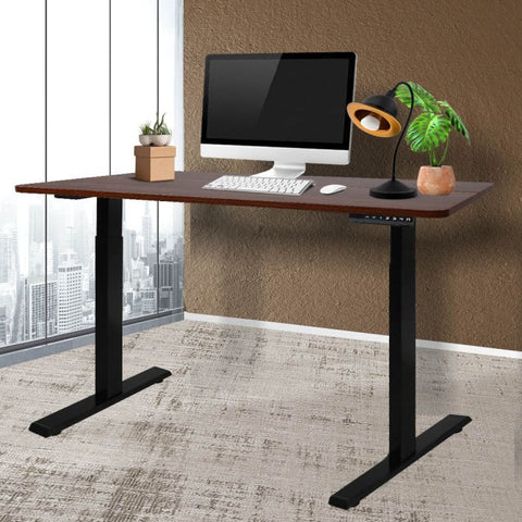 High quality Standing Desk Motorised Height Electric Computer Table-Wooden