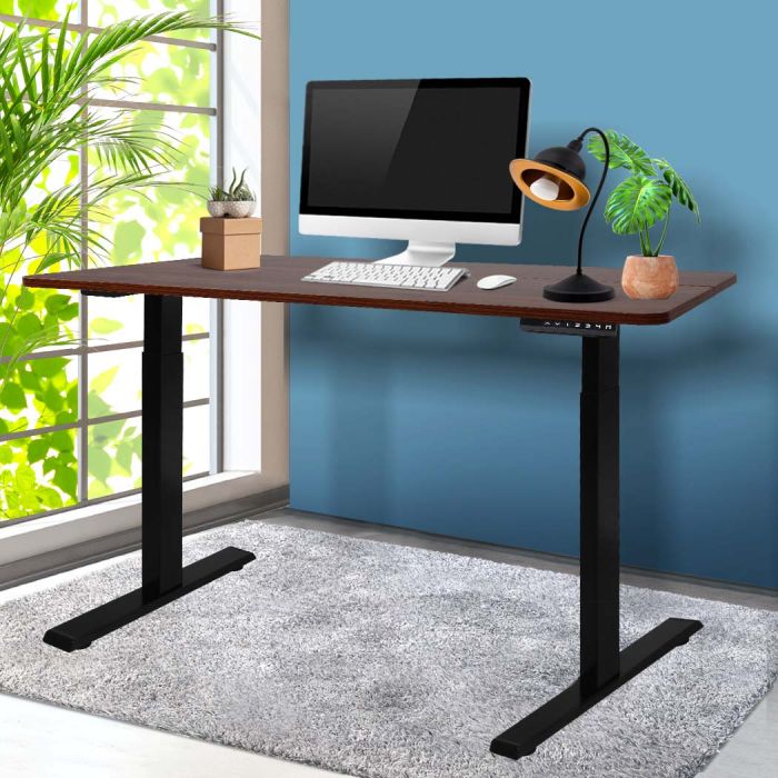 High quality Standing Desk Motorised Height Electric Computer Table-Wooden
