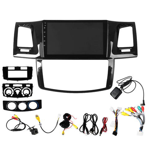 Hilux Car Stereo Head Unit GPS Carplay Wifi Android 11 Toyota Fortuner 2007-2015
