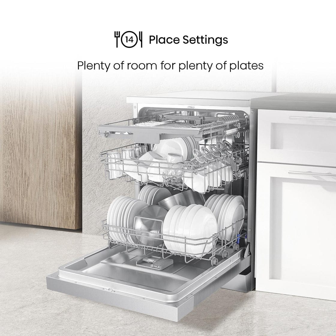 Hisense 14 Place Setting Freestanding Dishwasher (S/Less Steel)