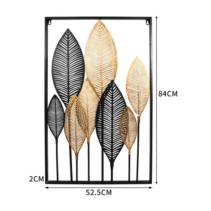 Home Decor Large Metal Wall Art Hanging Leaf Tree