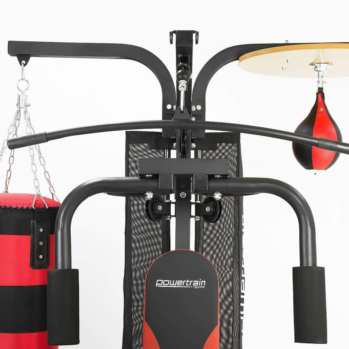 Home Gym Multi Station with Boxing Punching Bag Speed Ball Powertrain