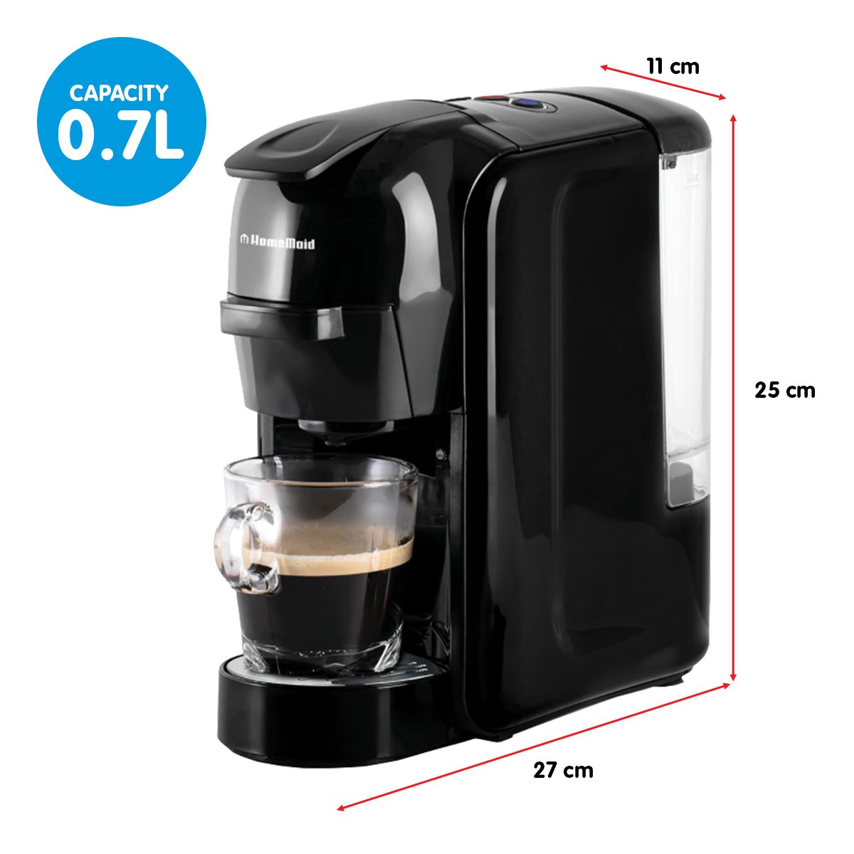 kitchen Homemaid 3-in-1 coffee machine