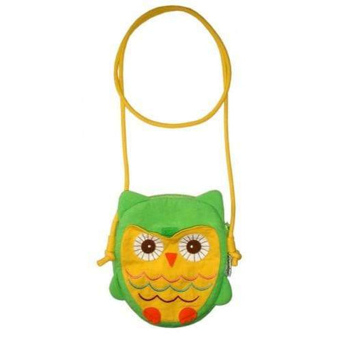 Hootie Owl Hand Bag Light Green