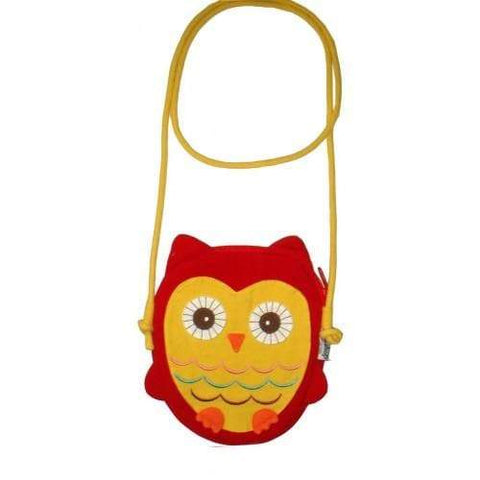 Hootie Owl Hand Bag Red