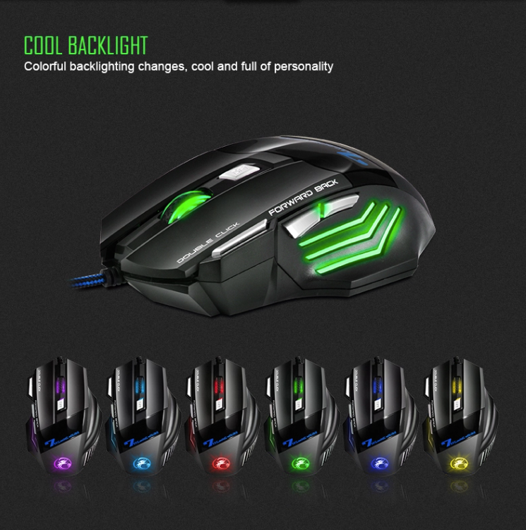 electronics Imice An-300-X7 Usb Wired Backlit Keyboard