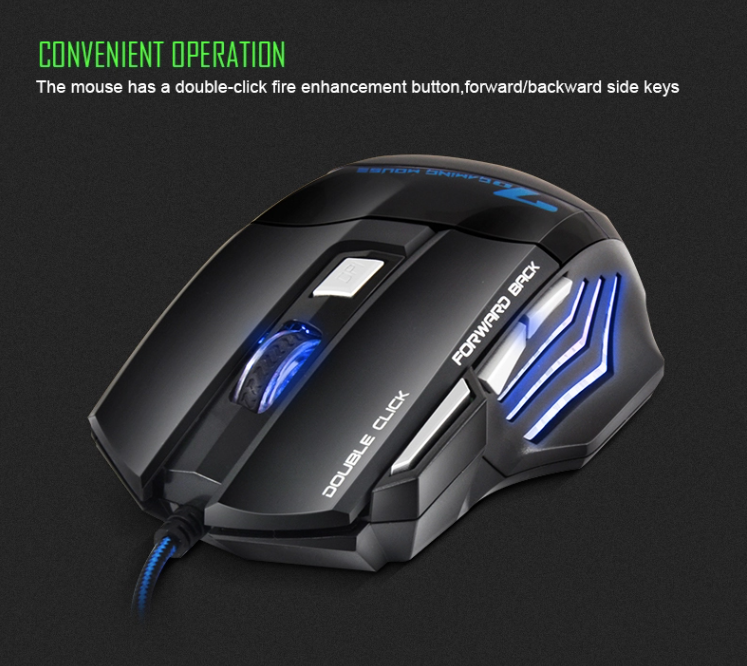 electronics Imice An-300-X7 Usb Wired Backlit Keyboard