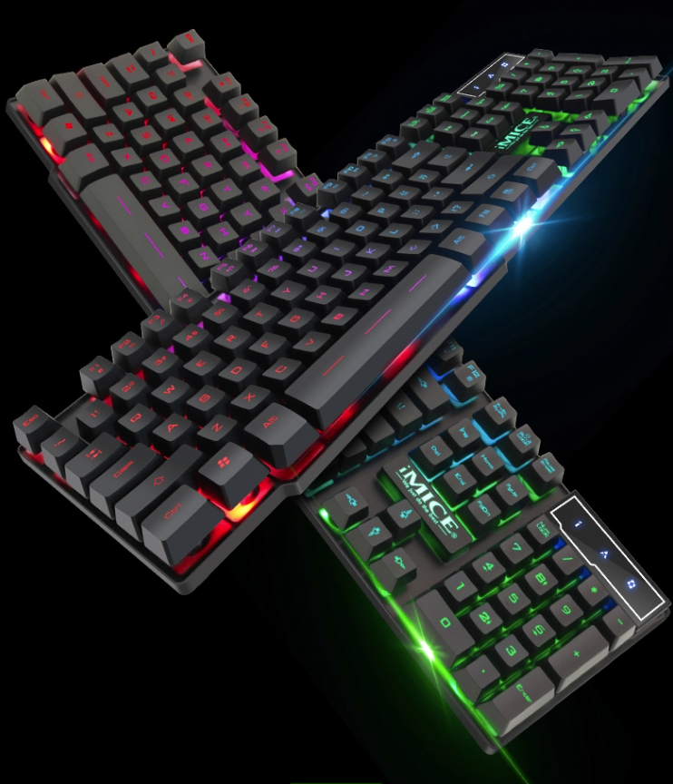 electronics Imice An-300-X7 Usb Wired Backlit Keyboard