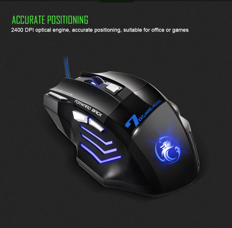 electronics Imice An-300-X7 Usb Wired Backlit Keyboard