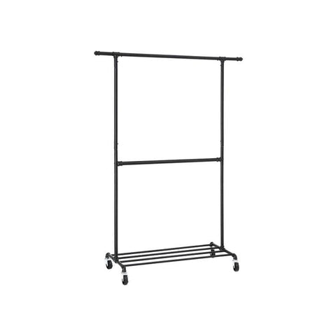 Industrial Clothes Rack On Wheels Maximum Load Of 110 Kg