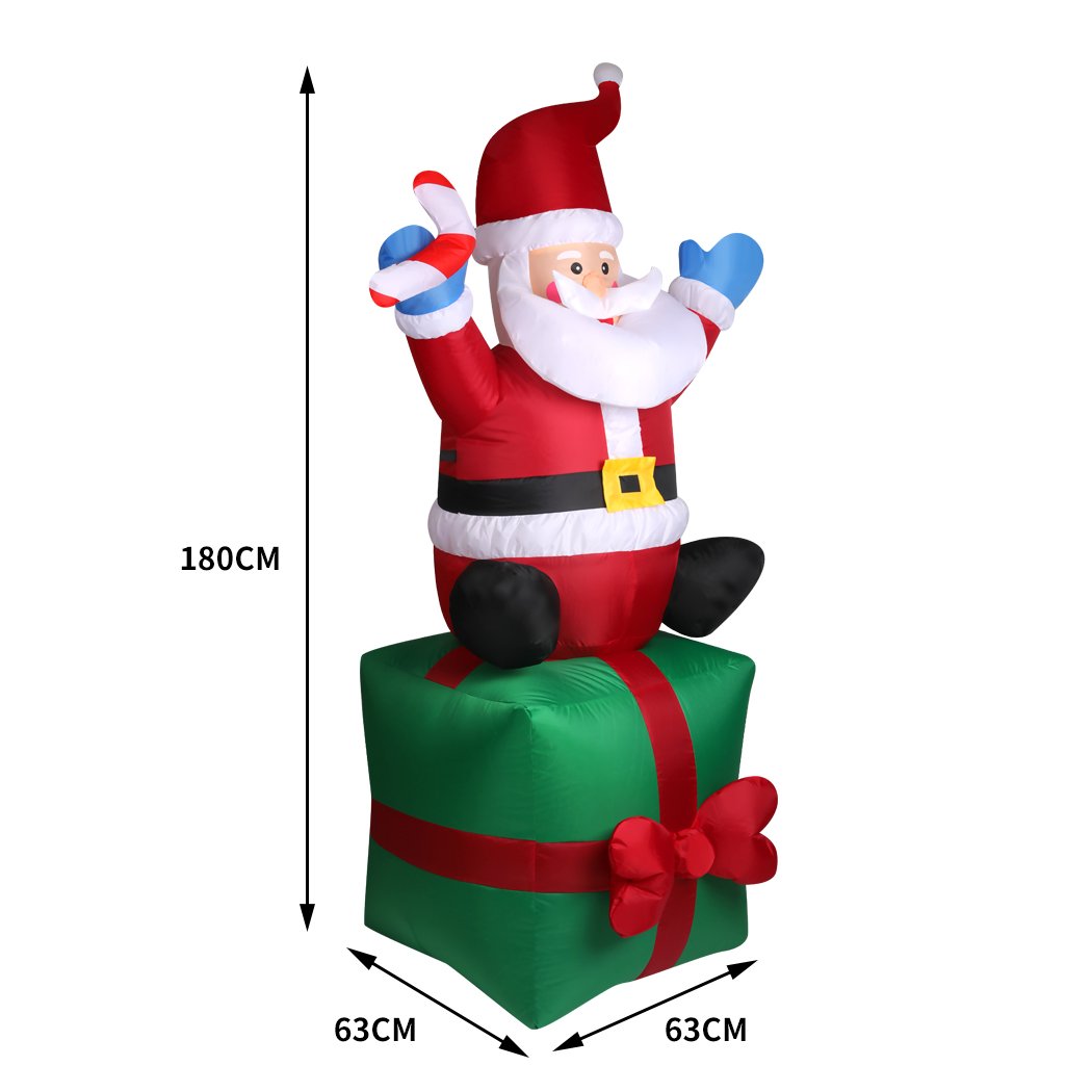 Inflatable Christmas Santa Snowman With Led Light Type 4