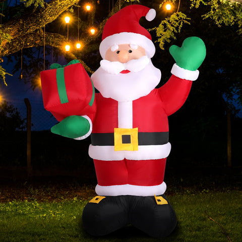 Inflatable Christmas Santa Snowman With Led Light Type 6