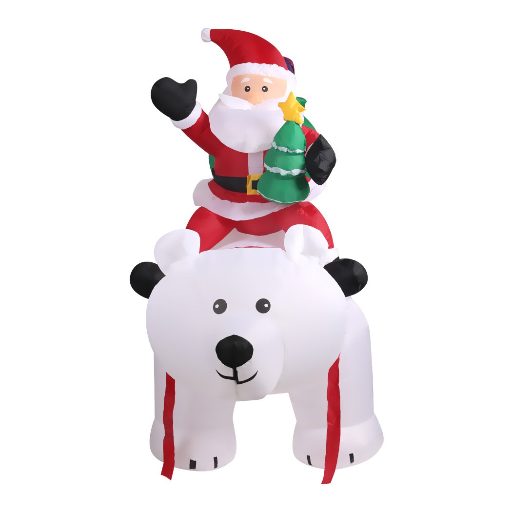 Inflatable Christmas Santa Snowman With Led Light Type 9