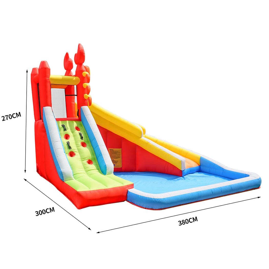 Inflatable Water Slide Kids Play Park Pool Toys Outdoor Splash Jumping