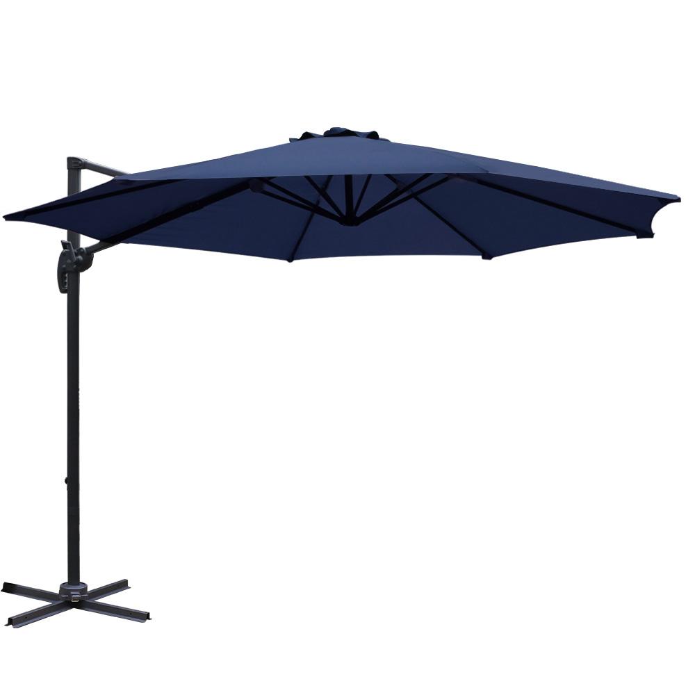 early sale simpledeal Instahut 3M Roma Outdoor Furniture Garden Umbrella 360 Degree Navy