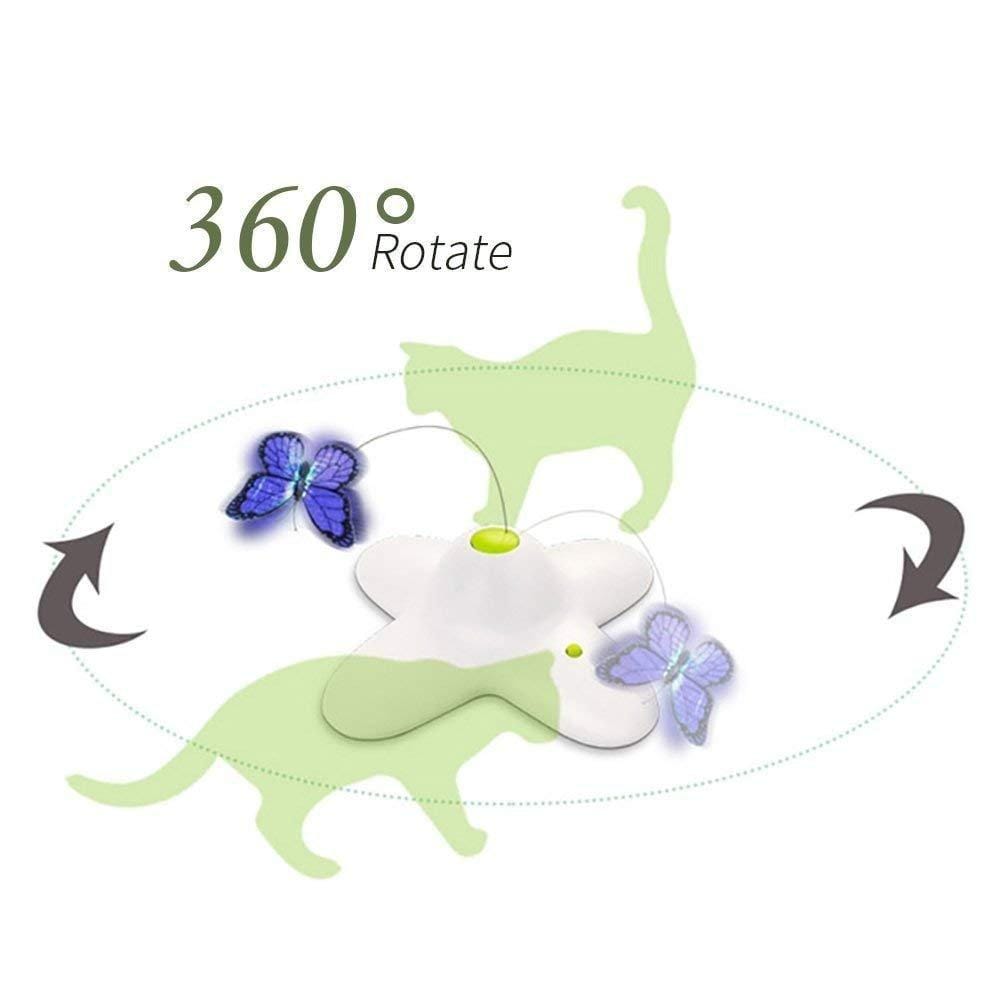 Interactive Butterfly Cat Toy - Flutter Bug Teaser