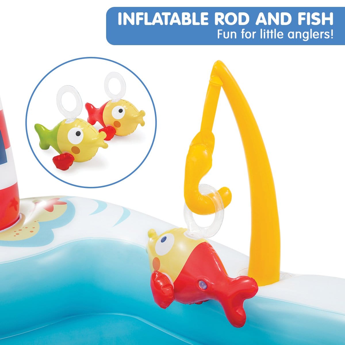 Intex Fishing Fun Play Centre Inflatable Kids Swimming Pool