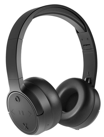 There on-ear wireless Bluetooth headphones (black)
