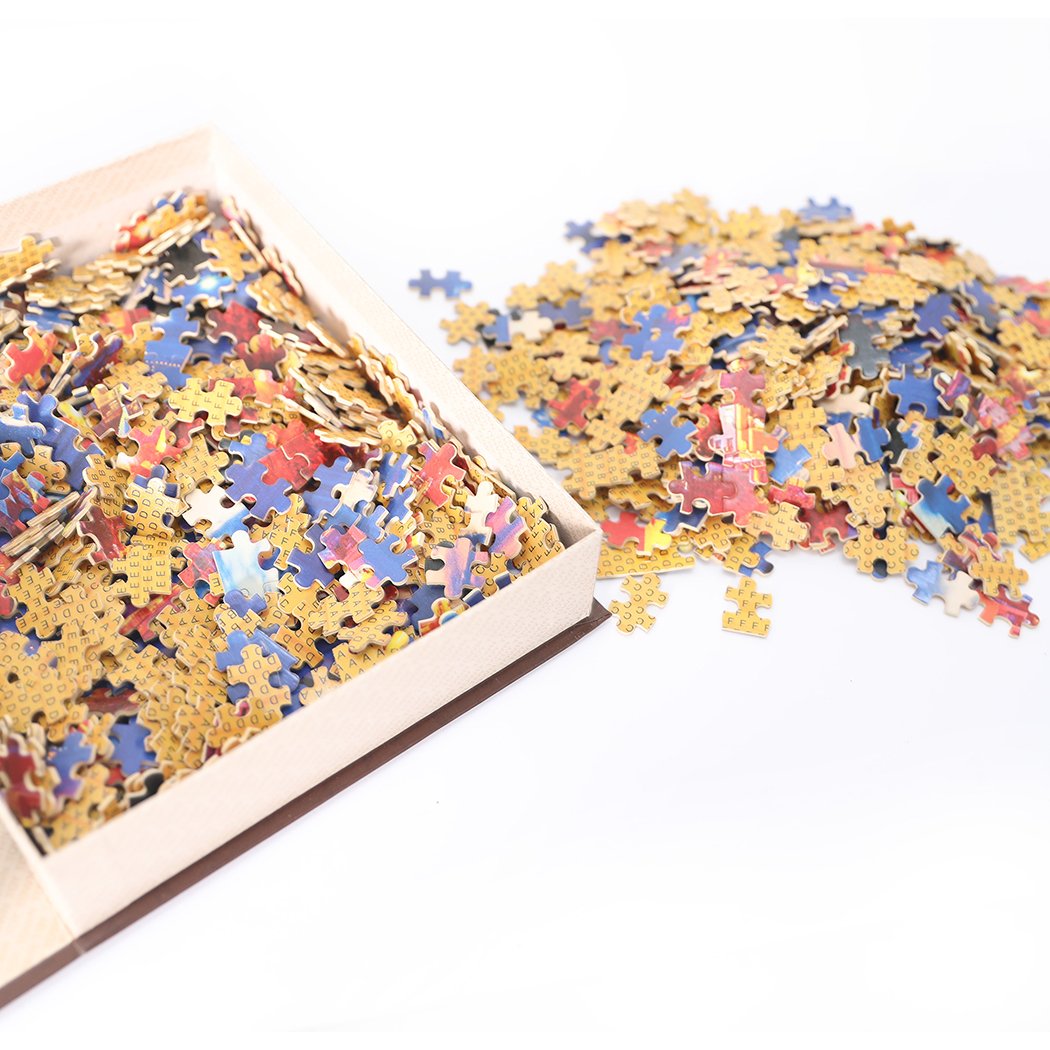 kids products Jigsaw Puzzles 1000 Piece Kids DIY Basswood Puzzle Child Toys Home Decor