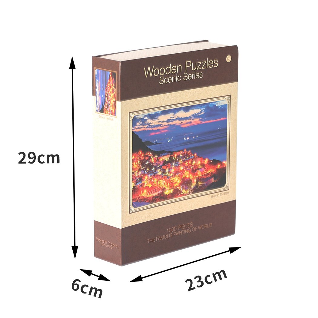 kids products Jigsaw Puzzles 1000 Piece Kids DIY Basswood Puzzle Child Toys Home Decor