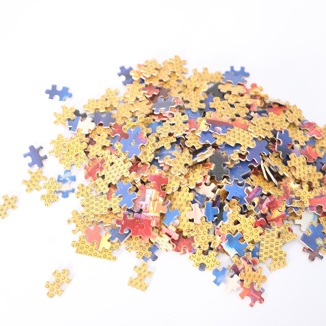 kids products Jigsaw Puzzles 1000 Piece Kids DIY Basswood Puzzle Child Toys Home Decor