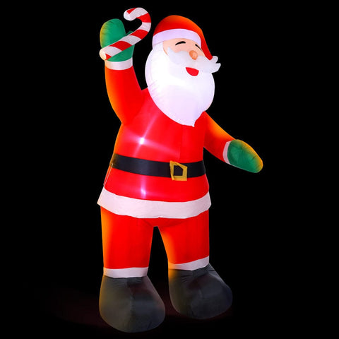 Jingle Jollys 3M Christmas Inflatable Santa Xmas Outdoor Decorations Led Lights