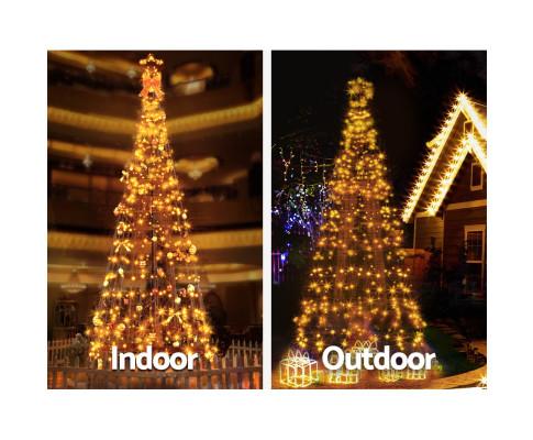 early sale simpledeal Jingle Jollys 3M LED Christmas Tree Lights Xmas 330pc LED Warm White Optic Fiber