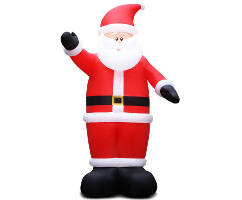 Jingle Jollys 5M Christmas Inflatable Santa Decorations Outdoor Air-Power Light