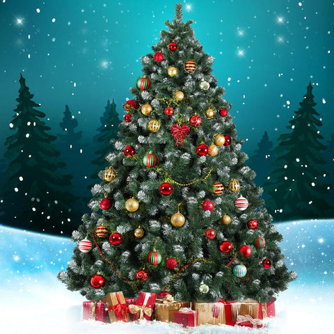 Christmas Jingle Jollys 7FT Christmas Snow Tree