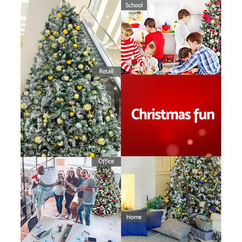 early sale simpledeal Jingle Jollys Christmas Tree 2.1M 7FT Xmas Decorations Snow Home Decor 1106 Tips