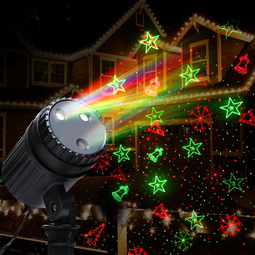 early sale simpledeal Jingle Jollys Moving LED Lights Laser Projector Landscape Lamp Christmas Decor