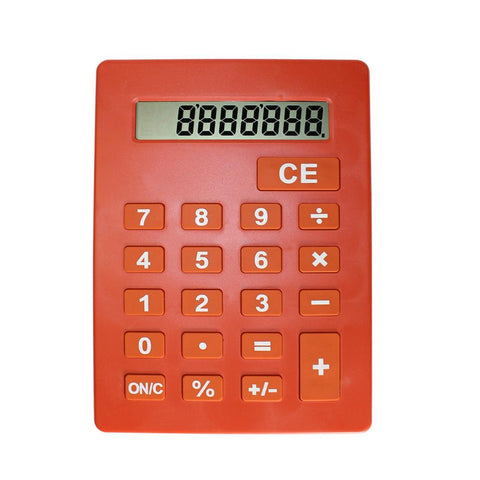 Jumbo Calculator Large Size Display Orange