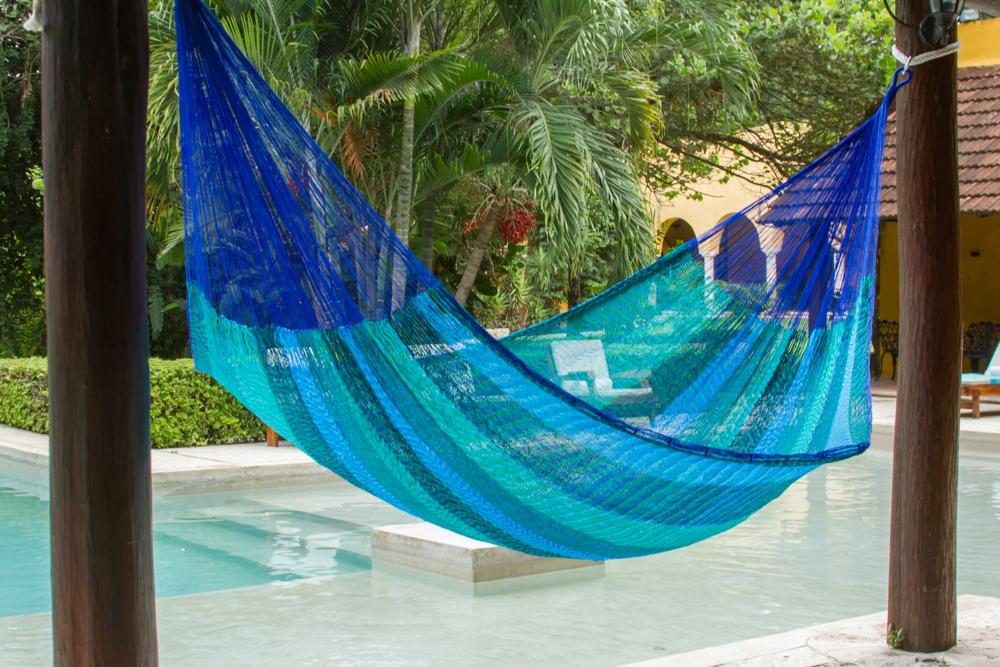 Home & Garden Jumbo Size Nylon Plus Hammock in Caribe