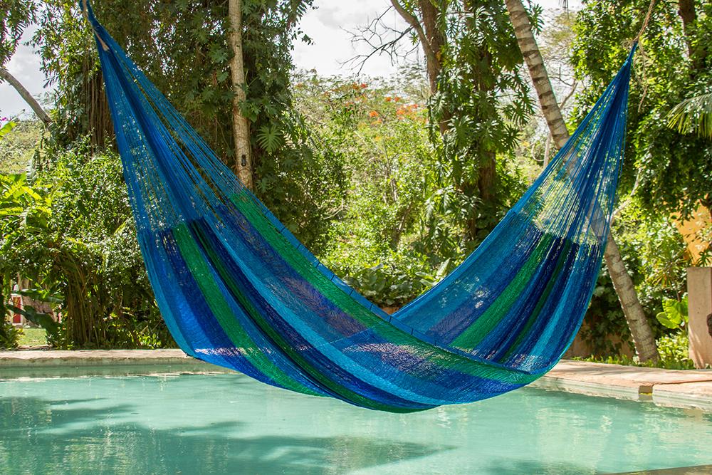 Home & Garden Jumbo Nylon Plus Hammock in Oceanica