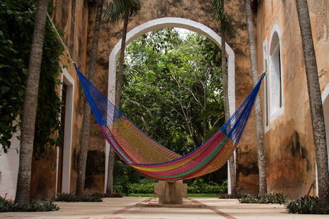 Jumbo Size Cotton Mexican Hammock in Mexicana Colour