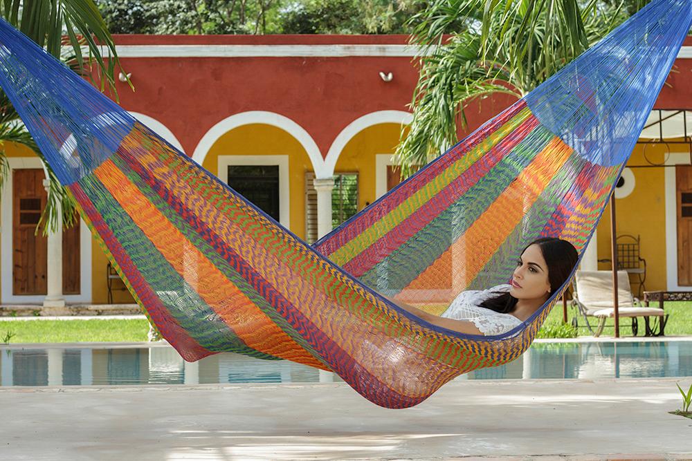 Hammock Jumbo Cotton Hammock in Mexicana