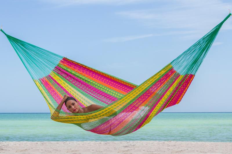 Hammock Jumbo Size Outdoor Cotton Hammock in Radiante