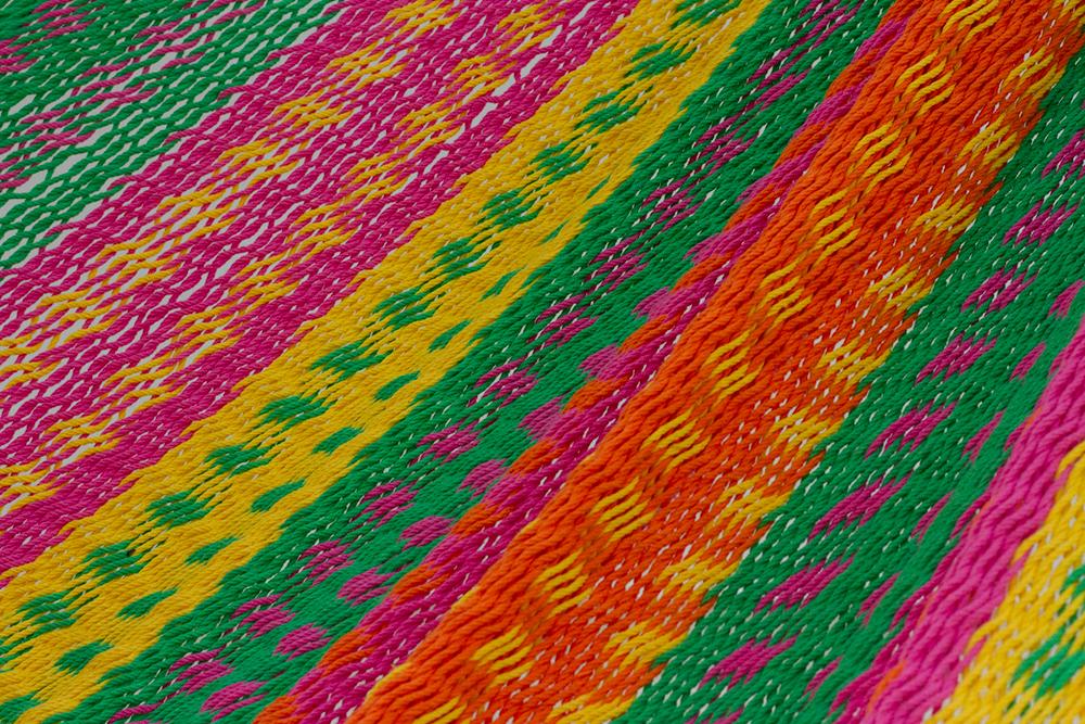 Hammock Jumbo Size Outoor Cotton Mayan Legacy Mexican Hammock in Radiante