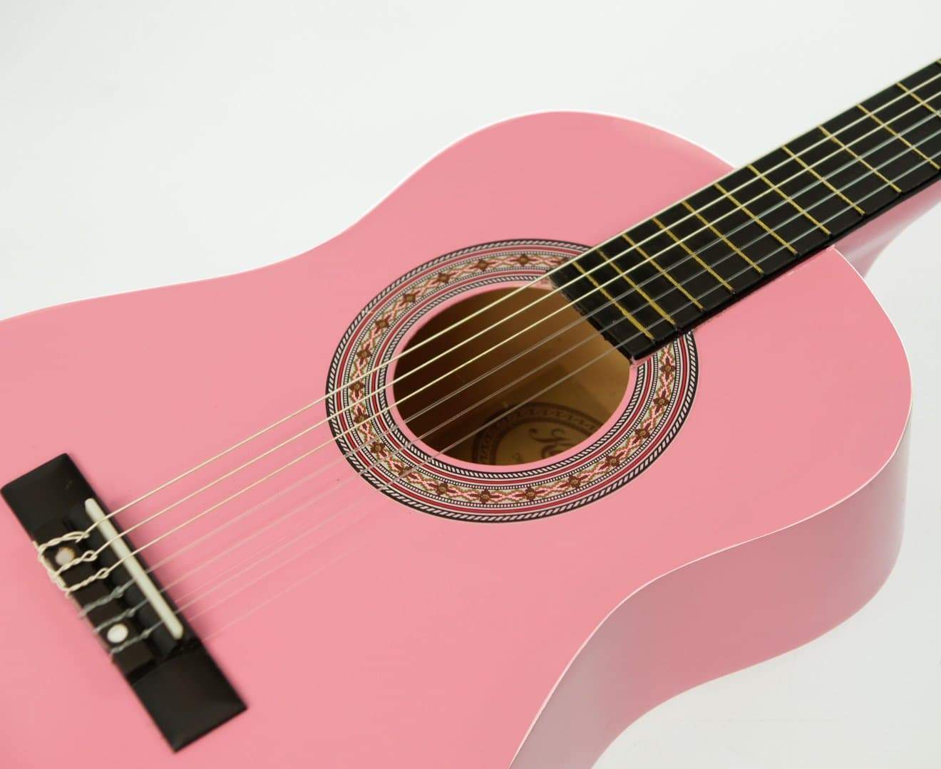 Karrera 34in Acoustic Children no cut Guitar - Pink