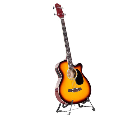 Karrera 43in Acoustic Bass Guitar Sunburst