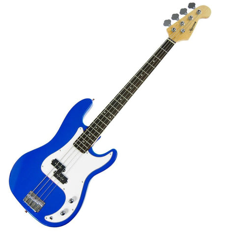 Karrera Electric Bass Guitar Pack - Blue