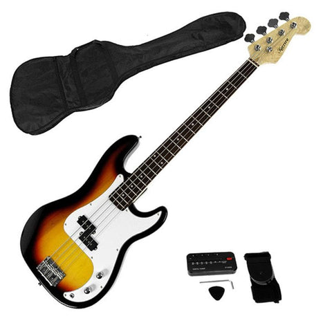 Karrera Electric Bass Guitar Pack - Sunburst