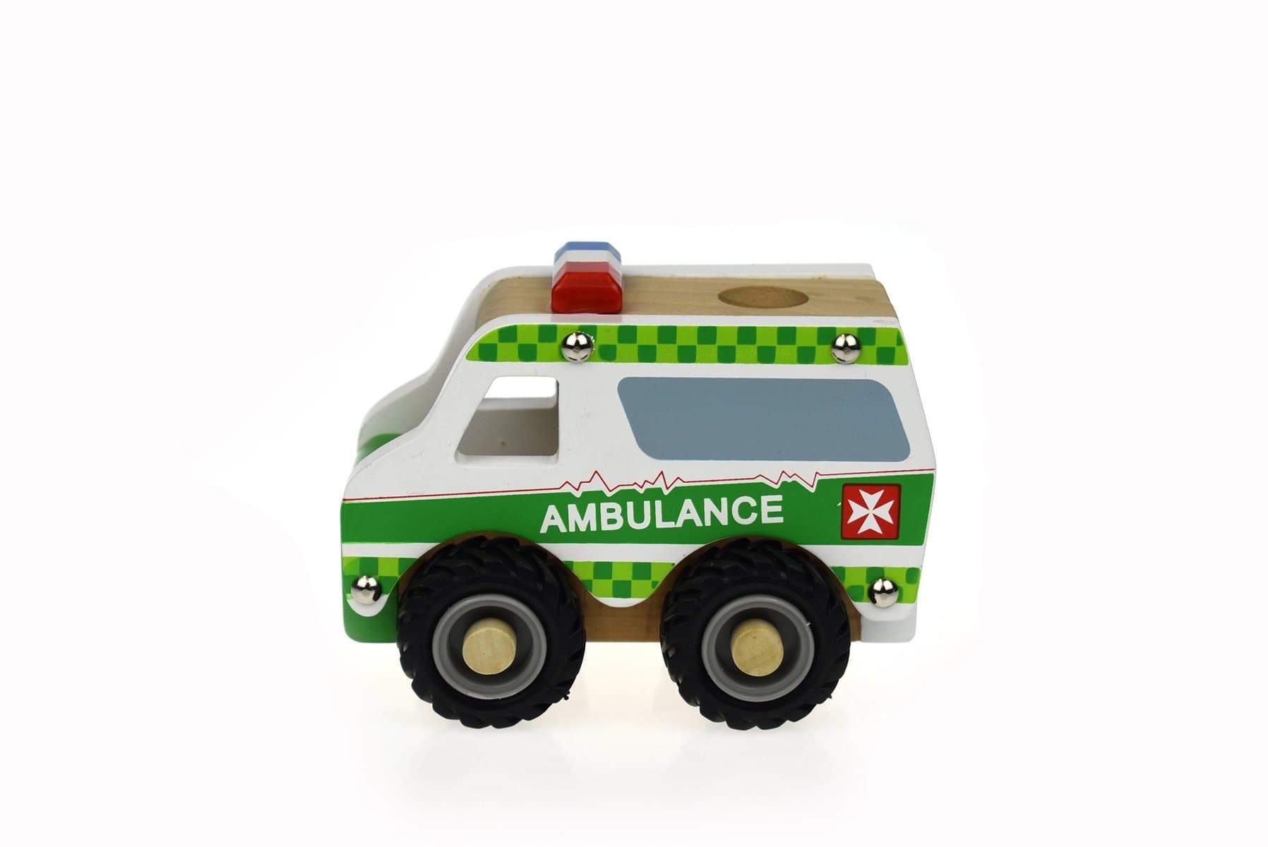 toys for infant Kd Wooden Ambulance