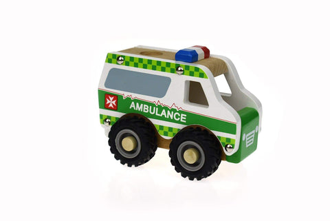 toys for infant Kd Wooden Ambulance