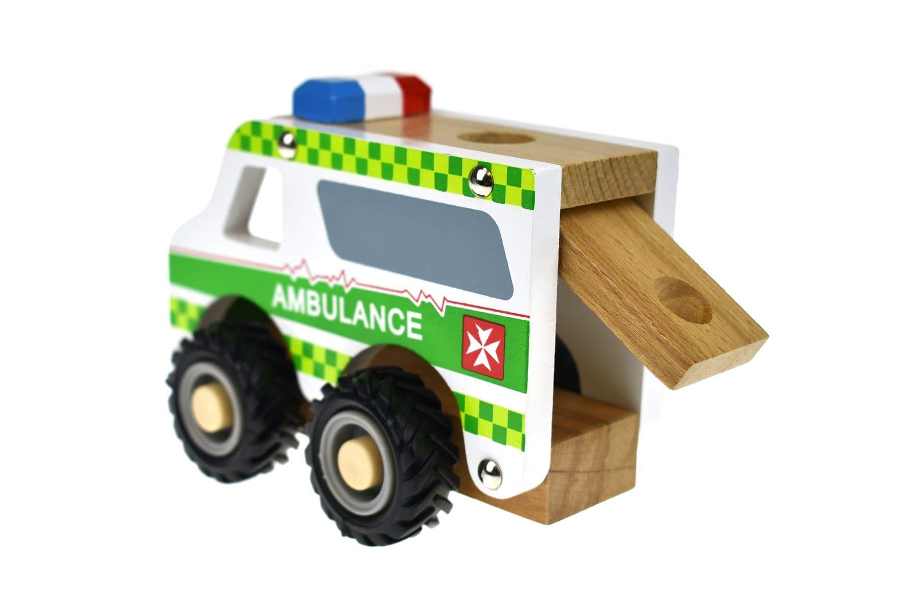 toys for infant Kd Wooden Ambulance
