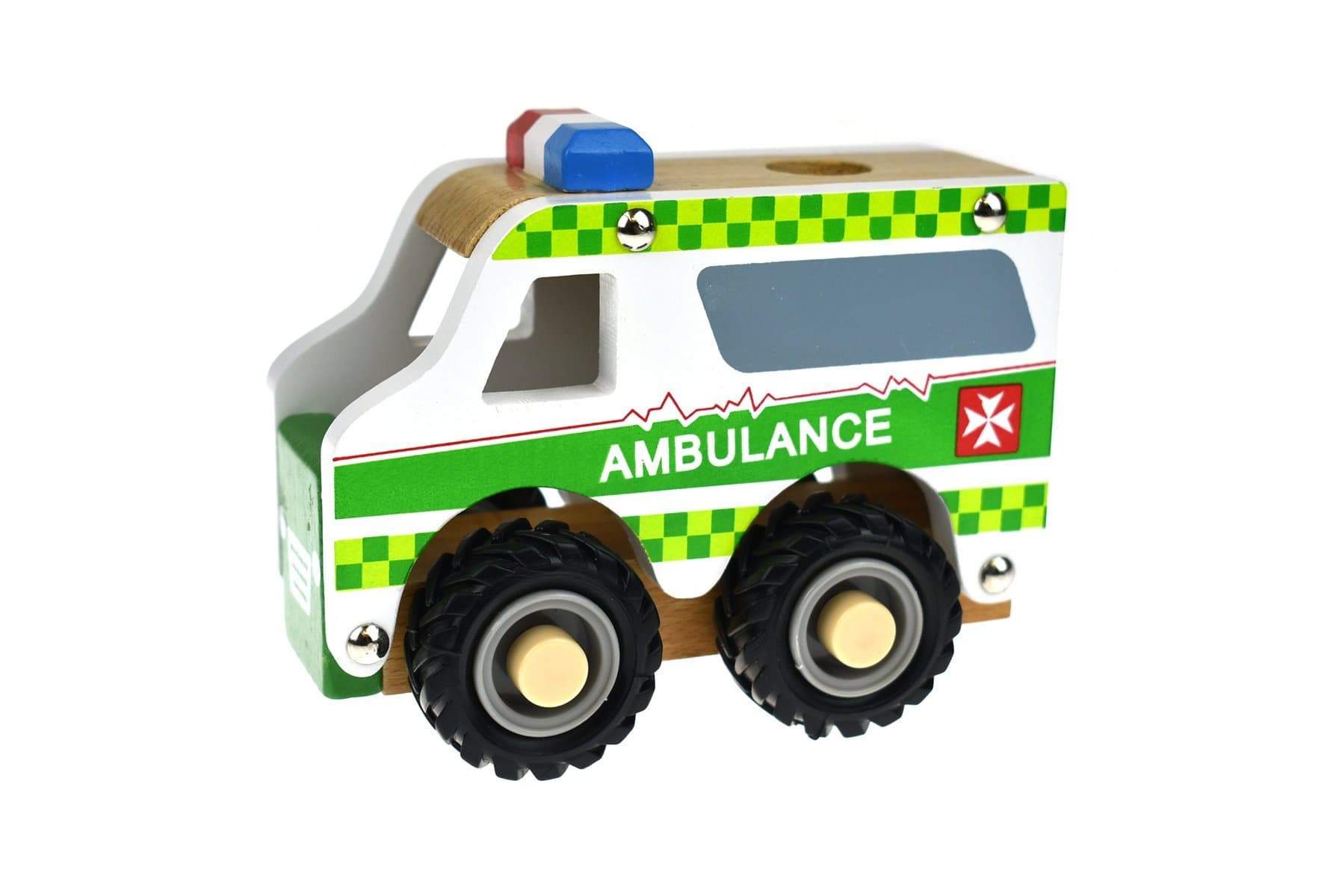 toys for infant Kd Wooden Ambulance