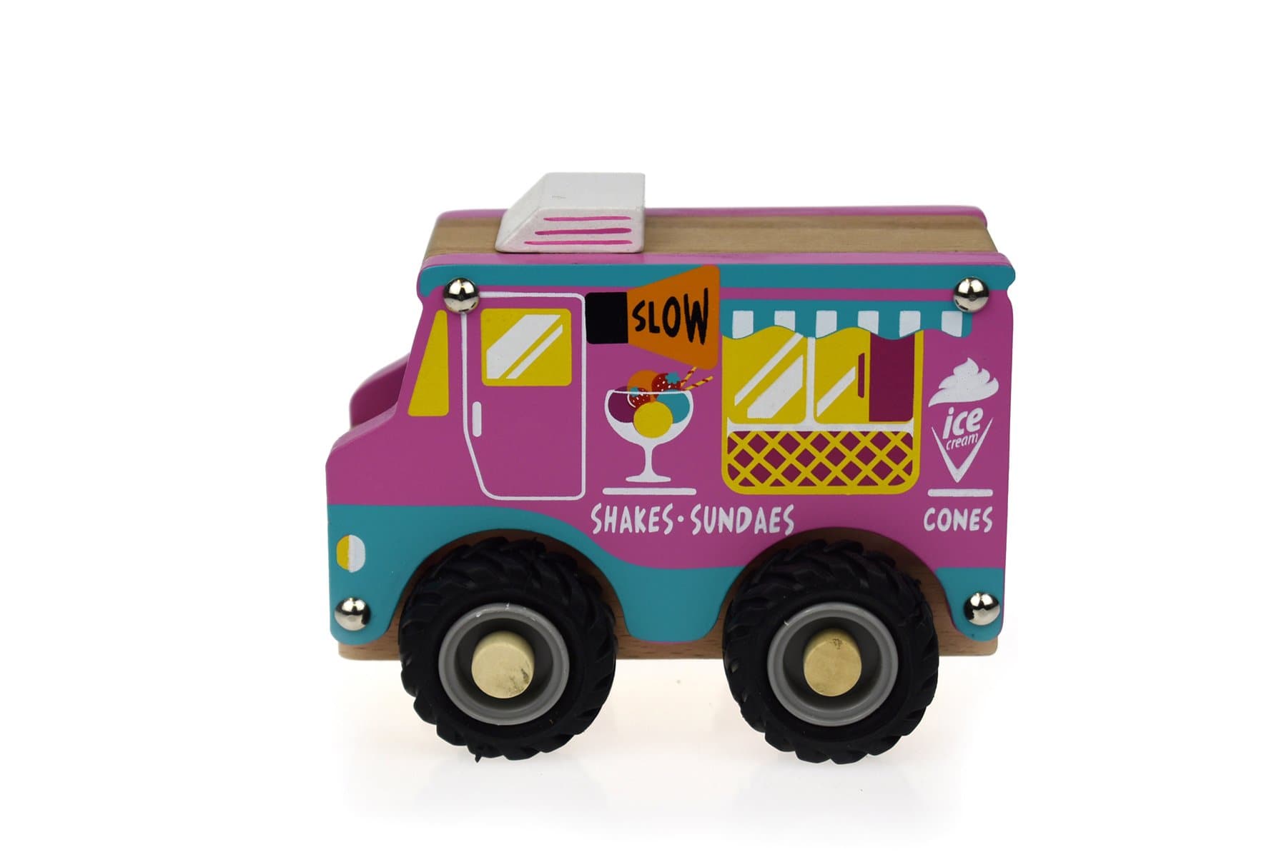 toys for infant Kd Wooden Ice Cream Truck