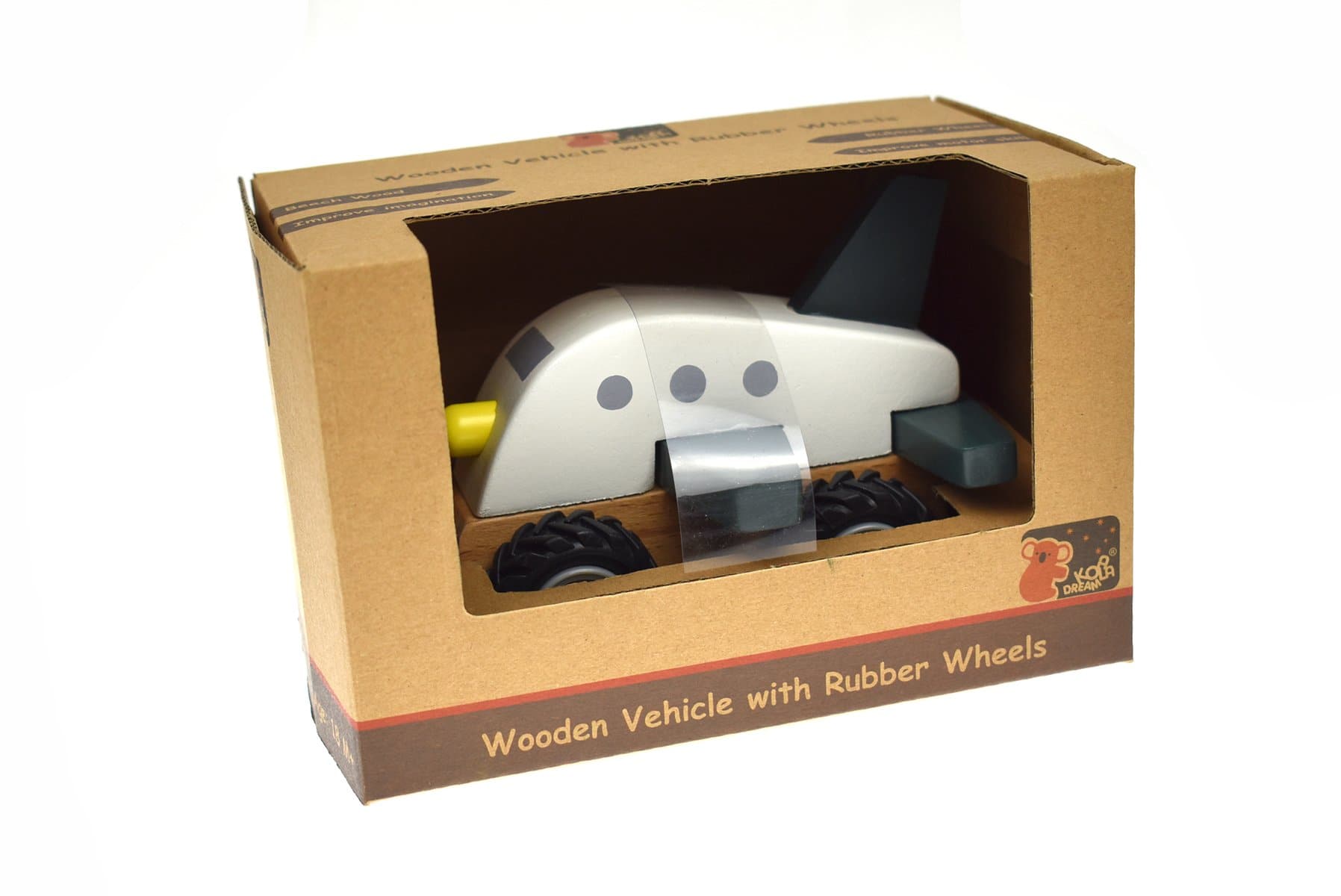 toys for infant Kd Wooden Plane White