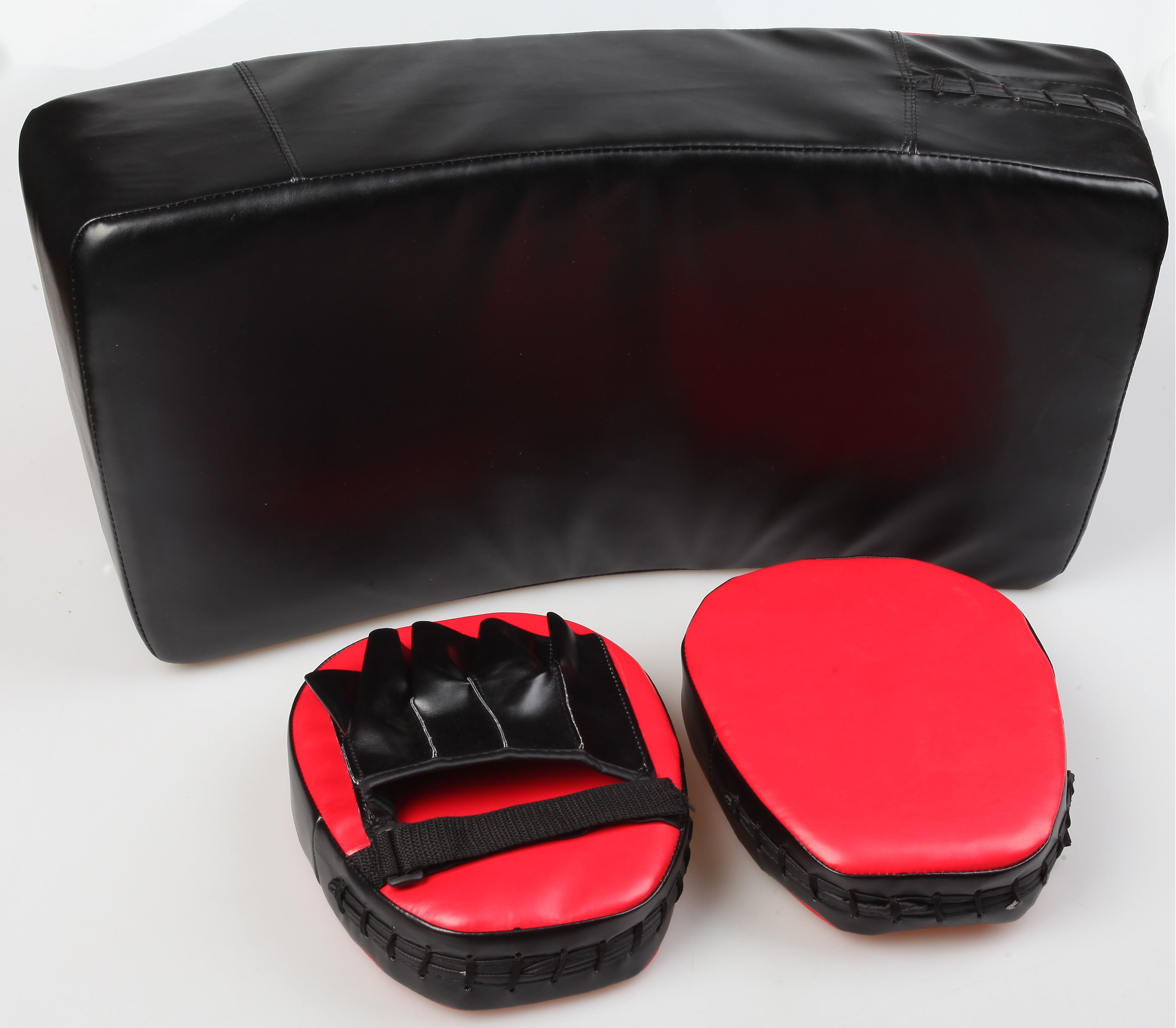 Fitness Accessories Kicking Boxing Sparring Shield & Punching Pad Mitts Combo